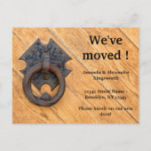 ヴィンテージドアノッカー移動 案内ポストカード (正面)