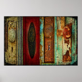 ヴィンテージドアノブ撮影ポスター ポスター (正面)