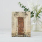 ヴィンテージドア，シントラポルトガル写真，旅行 シーズンポストカード (スタンド正面)