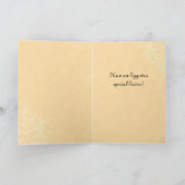 ヴィンテージドイツのイースターバニーカード シーズンカード (内部)