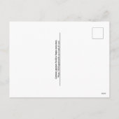 ヴィンテージドイツのクリスマス格言とサンタ雪だるま シーズンポストカード (裏面)