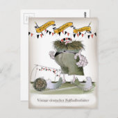 ヴィンテージドイツのゴールキーパー ポストカード (正面/裏面)