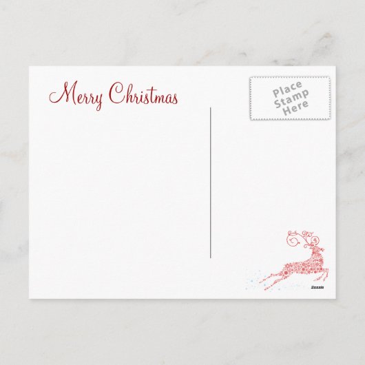 ヴィンテージドイツのサンタポストカード シーズンポストカード (裏面)