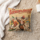 ヴィンテージドイツのサーカスのポスターパフォーマー， 1900. クッション (ブランケット)