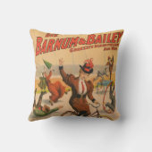 ヴィンテージドイツのサーカスのポスターパフォーマー， 1900. クッション (裏面)