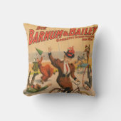 ヴィンテージドイツのサーカスのポスターパフォーマー， 1900. クッション (正面)