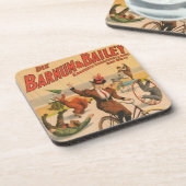 ヴィンテージドイツのサーカスのポスターパフォーマー， 1900. コースター (左側)