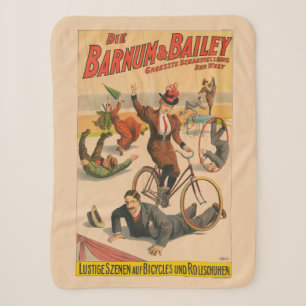 ヴィンテージドイツのサーカスのポスターパフォーマー， 1900. シェルパブランケット