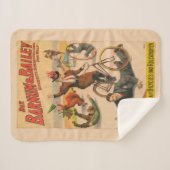 ヴィンテージドイツのサーカスのポスターパフォーマー, 1900. シェルパブランケット (正面(横))