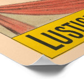 ヴィンテージドイツのサーカスのポスターパフォーマー， 1900. ポスター (角)