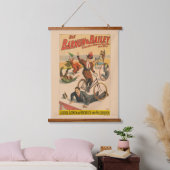 ヴィンテージドイツのサーカスのポスターパフォーマー， 1900. 吊り下げ型タペストリー (寝室)