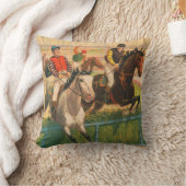 ヴィンテージドイツのサーカスの馬のジョッキーのポスター クッション (ブランケット)