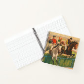 ヴィンテージドイツのサーカスの馬のジョッキーのポスター ノートブック (内部)