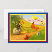 ヴィンテージドイツのバレンタイン格言かわいい変更コピー ポストカード (正面/裏面)