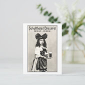 ヴィンテージドイツのベルリンビール醸造所の写真の広告 ポストカード (スタンド正面)