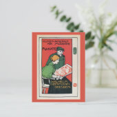 ヴィンテージドイツのポスタープリンタ広告 ポストカード (スタンド正面)