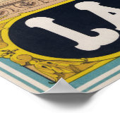 ヴィンテージドイツのラガービール広告 ポスター (角)