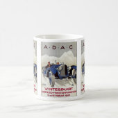 ヴィンテージドイツのロードレース広告 コーヒーマグカップ (中央)