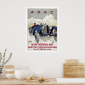 ヴィンテージドイツのロードレース広告 ポスター (キッチン)