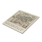 ヴィンテージドイツの地図バルト海 タイル (側面)