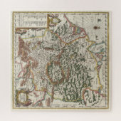 ヴィンテージドイツの地図 ジグソーパズル (横)