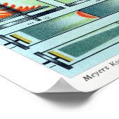 ヴィンテージドイツの電気放電 ポスター (角)