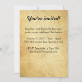 ヴィンテージドイツオクトーバーフェストカスタム招待状 招待状 (裏面)