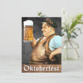 ヴィンテージドイツオクトーバーフェスト招待状 招待状 (スタンド正面)