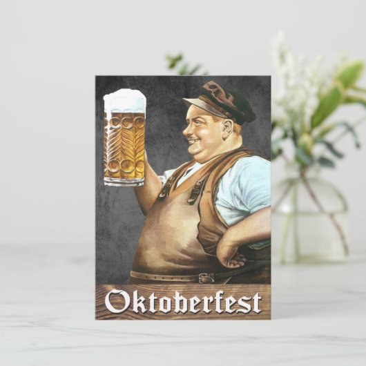 ヴィンテージドイツオクトーバーフェスト招待状 招待状 (スタンド正面)