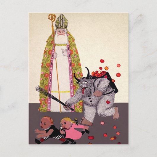 ヴィンテージドイツクランプス ポストカード (正面)