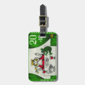 ヴィンテージドイツドイツ語 ラゲッジタグ (正面縦)