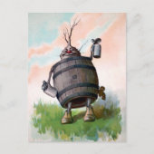 ヴィンテージドイツビールKegはがき ポストカード (正面)