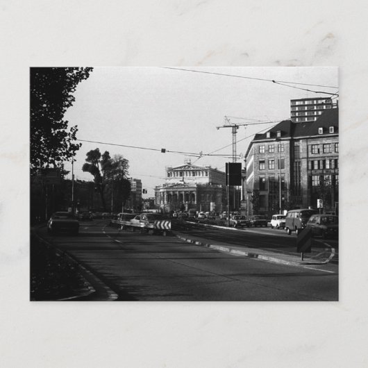 ヴィンテージドイツフランクフルトオペラ ポストカード (正面)