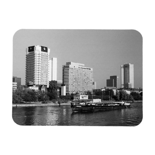 ヴィンテージドイツフランクフルトメイン川 マグネット (横)