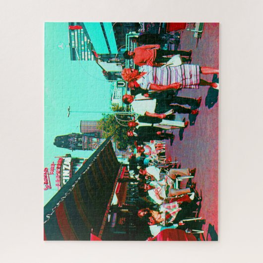 ヴィンテージドイツベルリンクルフュルステンダム通り ジグソーパズル (縦)