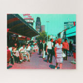 ヴィンテージドイツベルリンクルフュルステンダム通り ジグソーパズル (横)