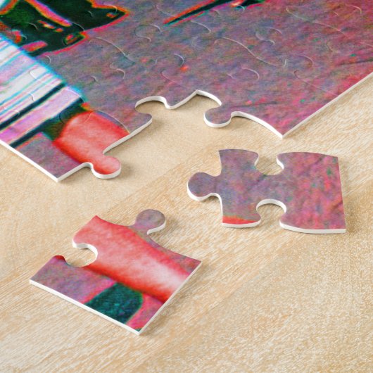 ヴィンテージドイツベルリンクルフュルステンダム通り ジグソーパズル (側面)