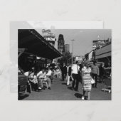 ヴィンテージドイツベルリンクルフュルステンダム通り ポストカード (正面/裏面)