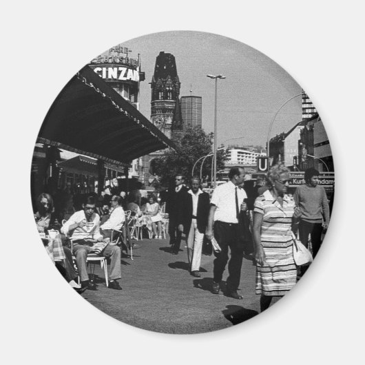 ヴィンテージドイツベルリンクルフュルステンダム通り マグネット (正面)