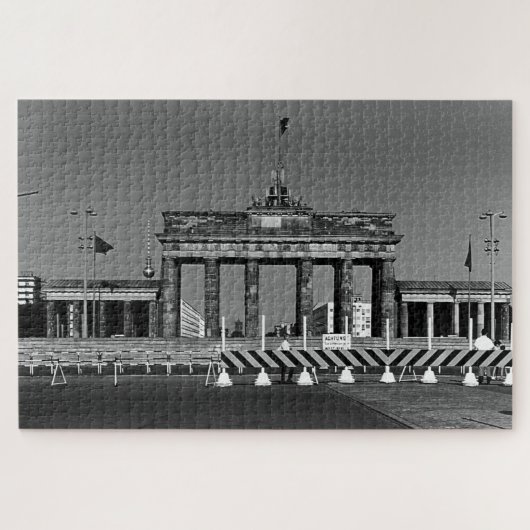 ヴィンテージドイツベルリンブランデンバーグゲート ジグソーパズル (横)
