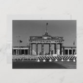 ヴィンテージドイツベルリンブランデンバーグゲート ポストカード (正面/裏面)