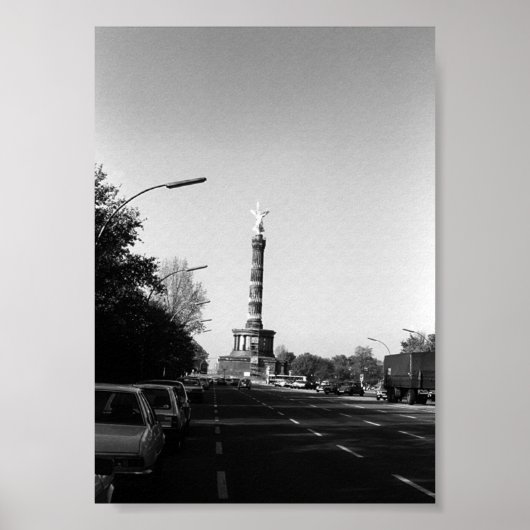 ヴィンテージドイツベルリン17th 6月通り ポスター (正面)