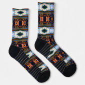 ヴィンテージドイツミュンヘンステーションマリエンプラッツ ソックス (右)