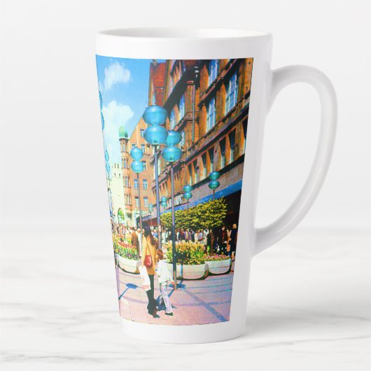 ヴィンテージドイツミュンヘンタウンゲートカリストル カフェラテマグ (右)