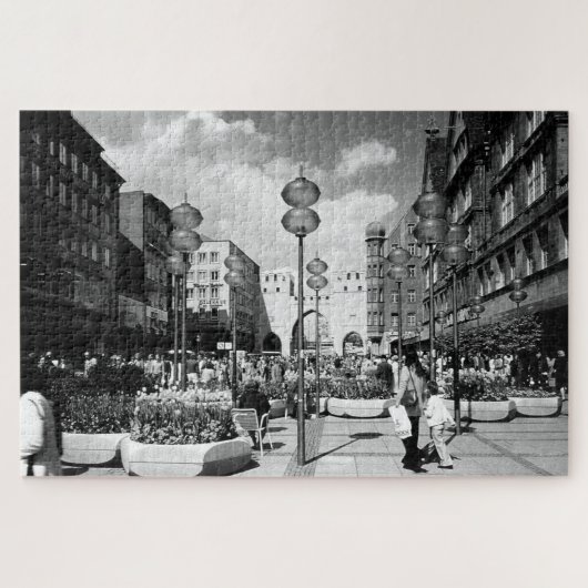 ヴィンテージドイツミュンヘンタウンゲートカリストル ジグソーパズル (横)