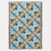 ヴィンテージドイツミュンヘンタウンゲートカリストル スローブランケット (正面縦)