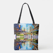 ヴィンテージドイツミュンヘンタウンゲートカリストル トートバッグ (裏面)