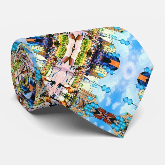 ヴィンテージドイツミュンヘンタウンゲートカリストル ネクタイ (ロール)