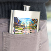 ヴィンテージドイツミュンヘンタウンゲートカリストル フラスク (インサイチュ)