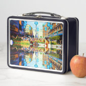 ヴィンテージドイツミュンヘンタウンゲートカリストル メタルランチボックス (インサイチュ)